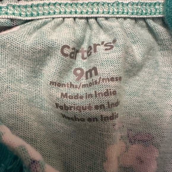 Baby Girl Romper Bundle | 9 Months | Carter’s | Floral & Coral Summer Set - Picture 3 of 9